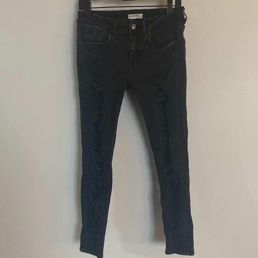 Zara distressed jeans